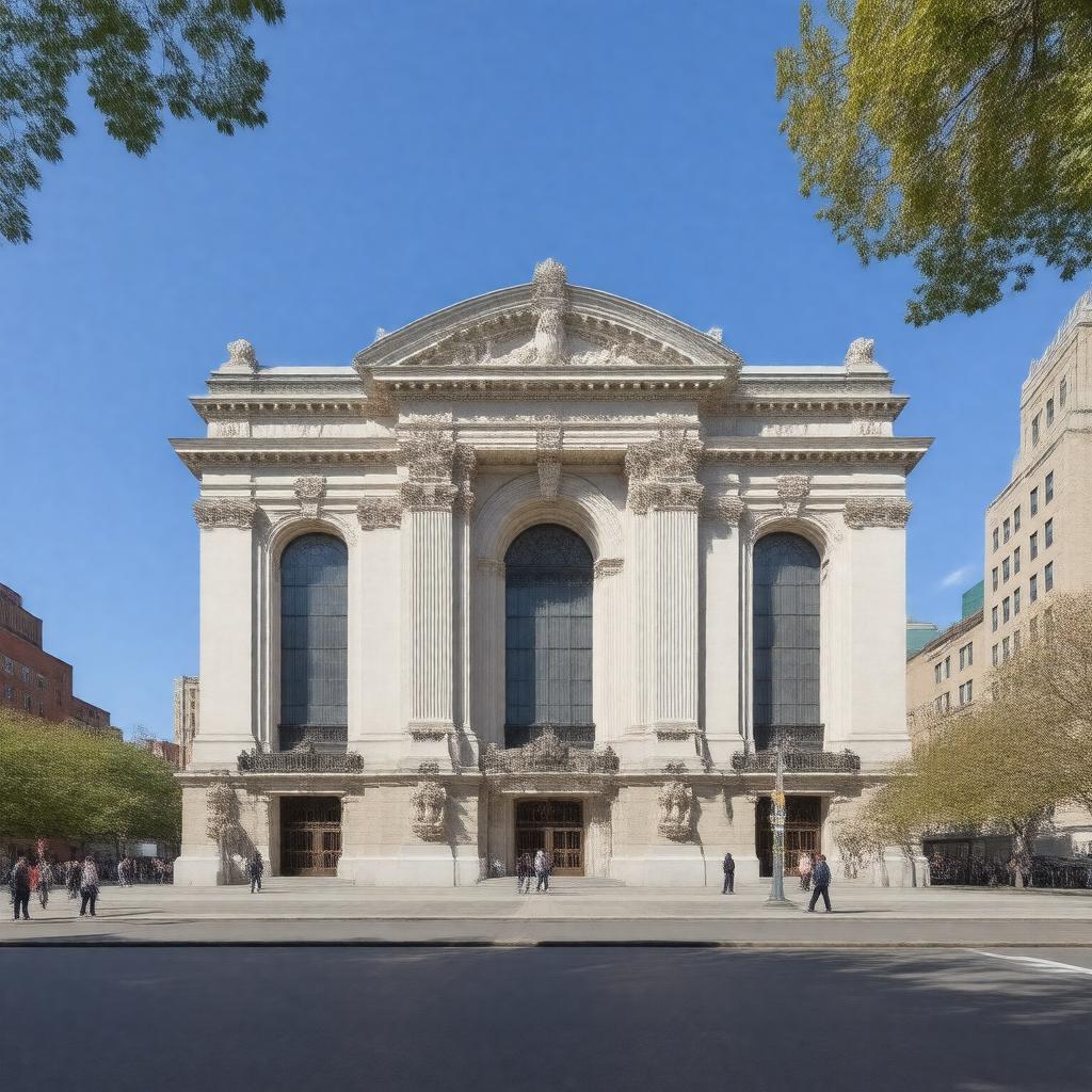 AI-created image of Boston Symphony Hall