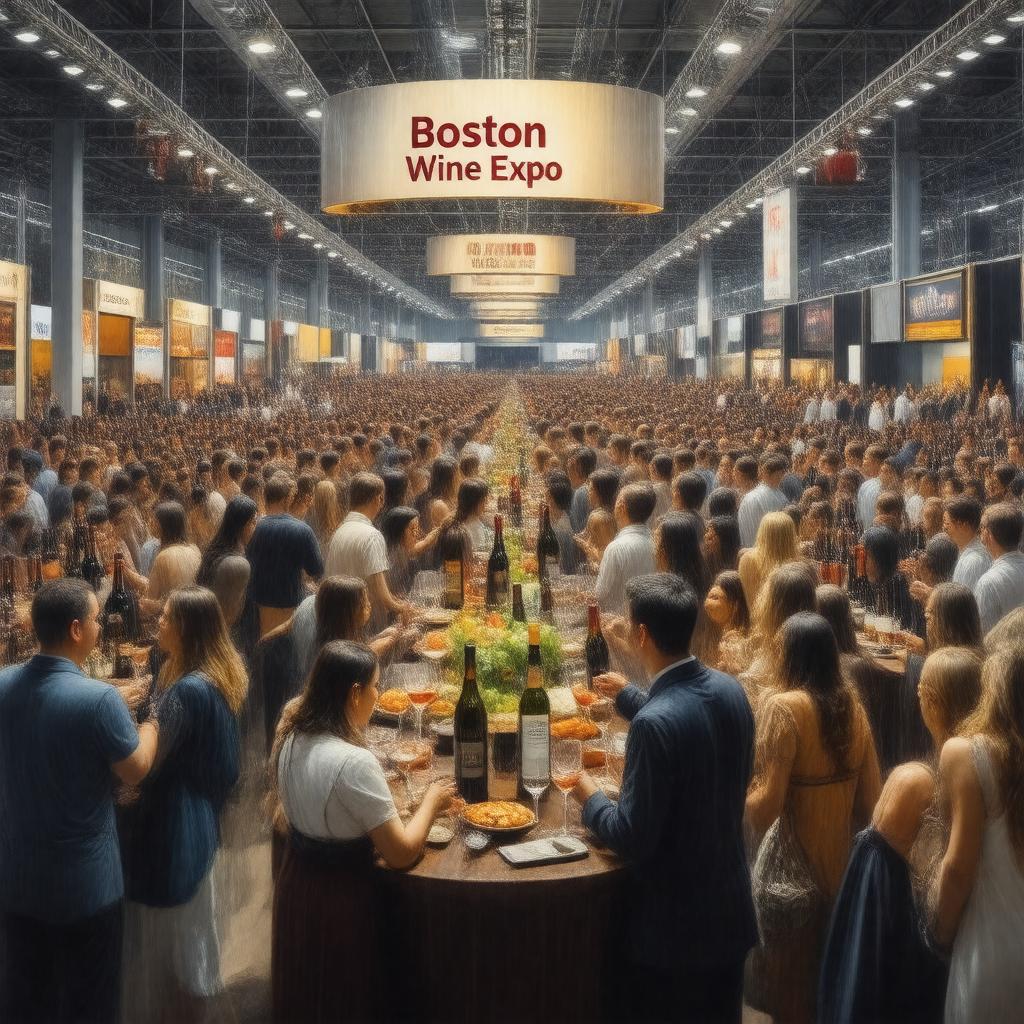AI-created image of Boston Wine Expo