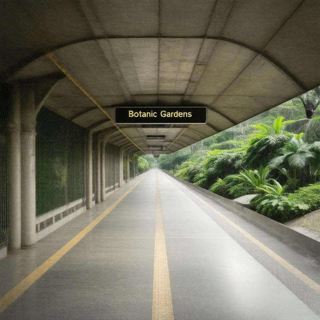 Click to view larger image AI-created image of Botanic Gardens