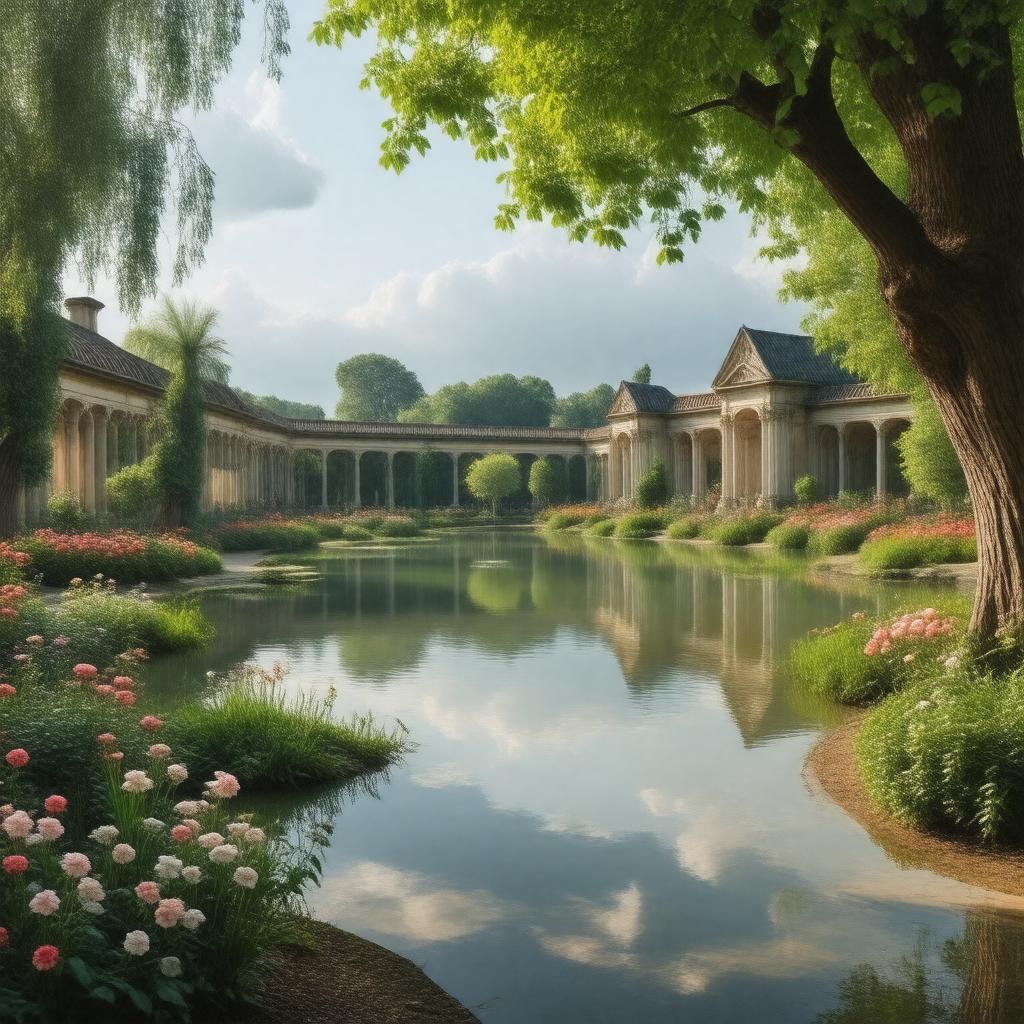 AI-created image of Botanical Garden of Pisa