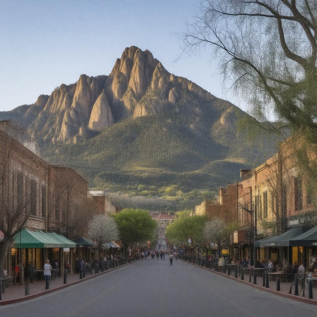 AI-created image of Boulder, Colorado, USA