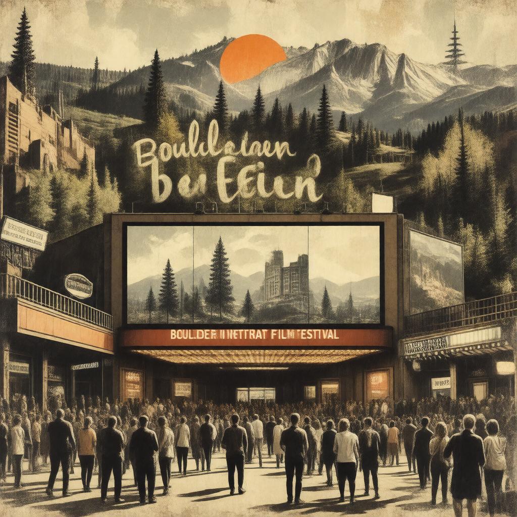 Click to view larger image AI-created image of Boulder International Film Festival