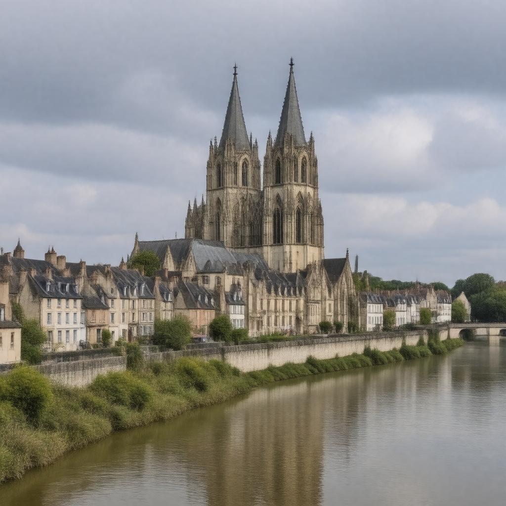 AI-created image of Bourges