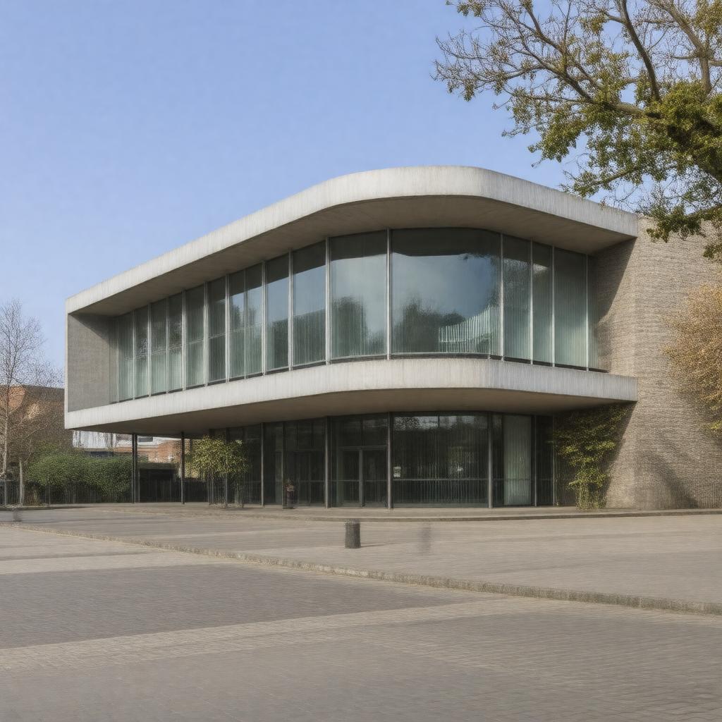 AI-created image of Bournemouth and Poole College of Art and Design