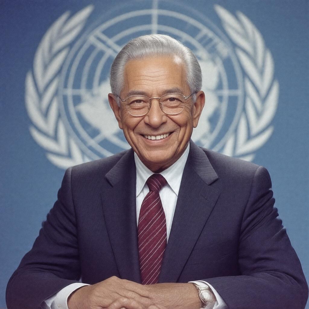 AI-created image of Boutros Boutros-Ghali