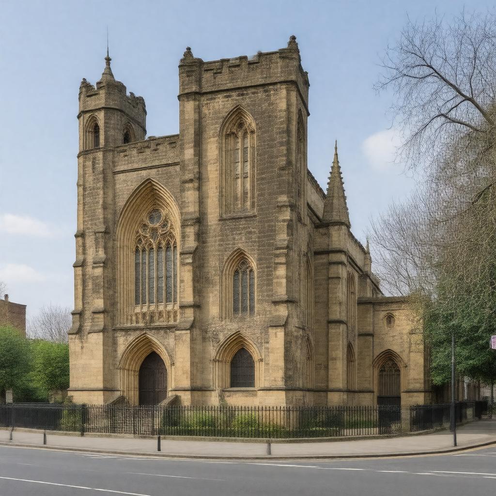 AI-created image of Bow Church