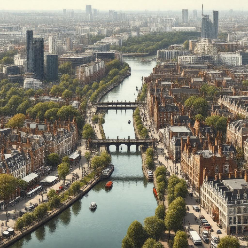 AI-created image of Bow, London