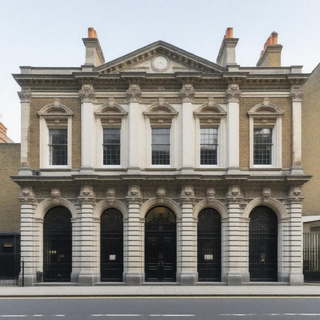 AI-created image of Bow Street Magistrates' Court