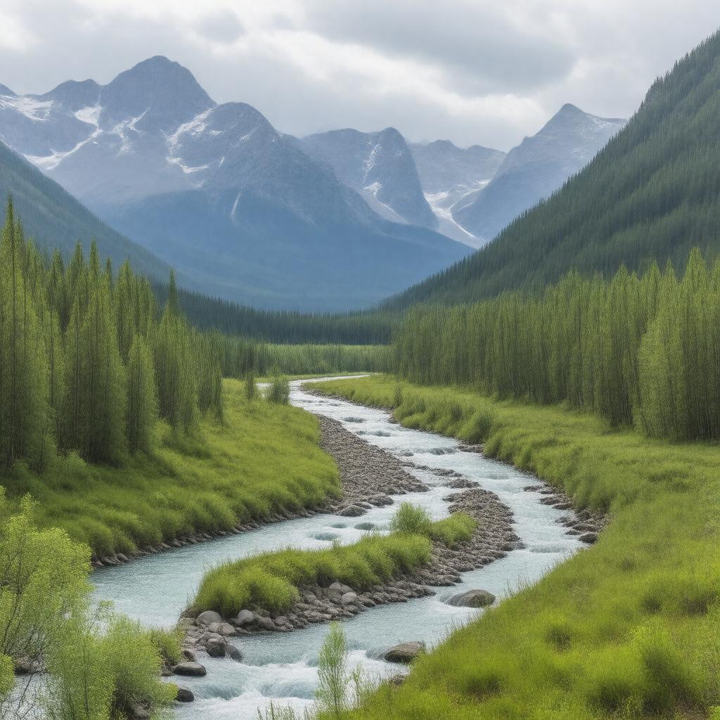 AI-created image of Bow Valley