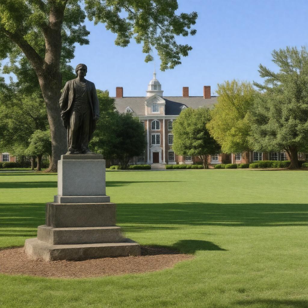 AI-created image of Bowdoin College