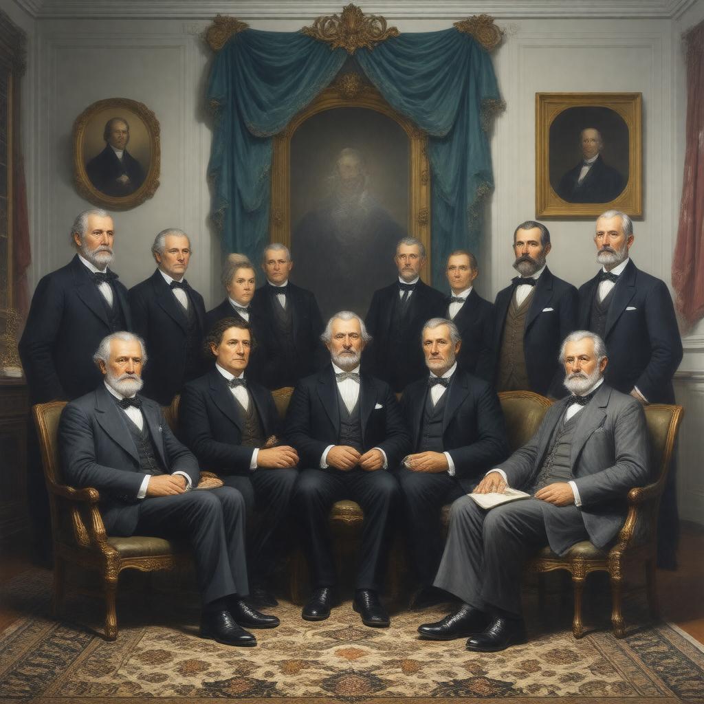 AI-created image of Bowdoin family