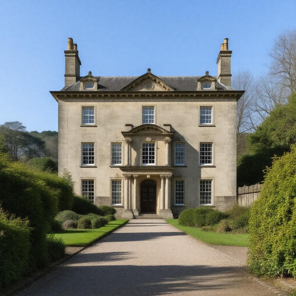 AI-created image of Bowerswell House, Perth, Scotland