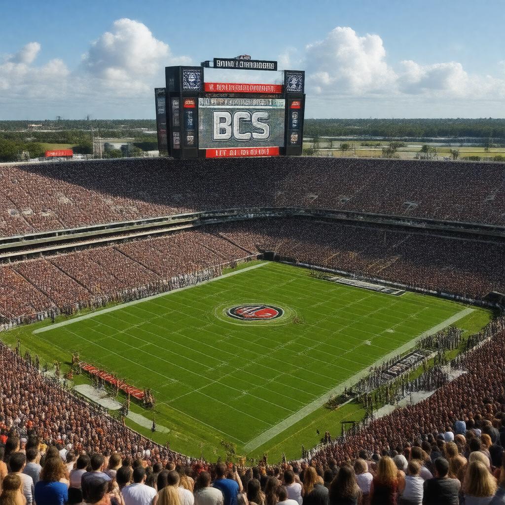 AI-created image of Bowl Championship Series