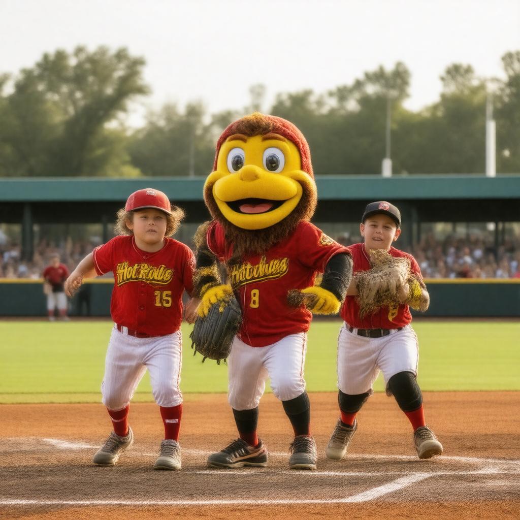 AI-created image of Bowling Green Hot Rods