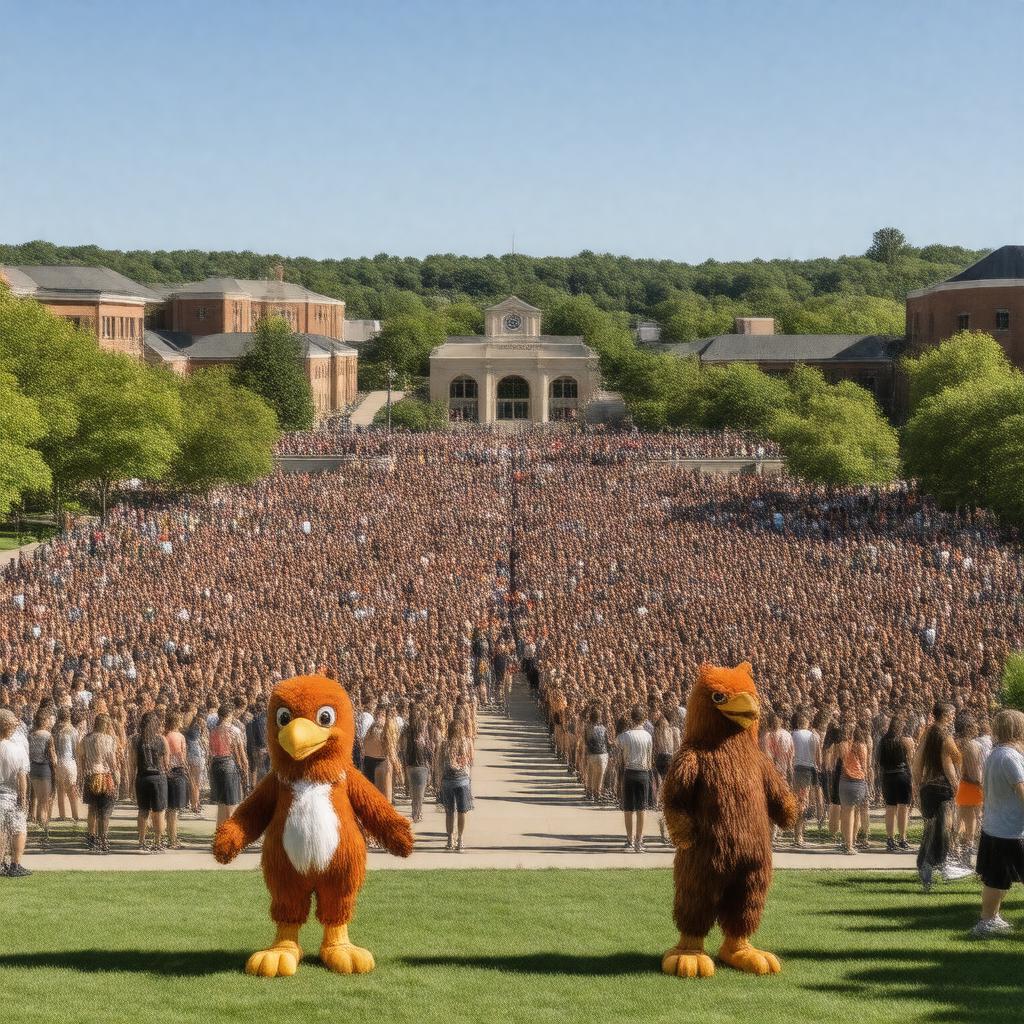 AI-created image of Bowling Green State University