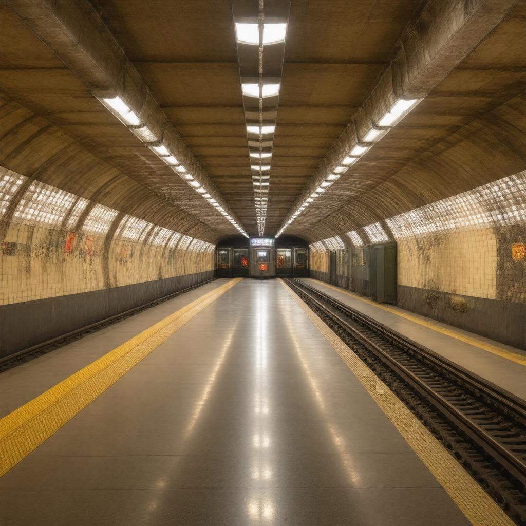AI-created image of Bowling Green subway station