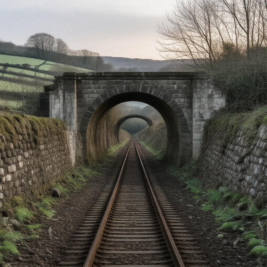 Click to view larger image AI-created image of Box Tunnel