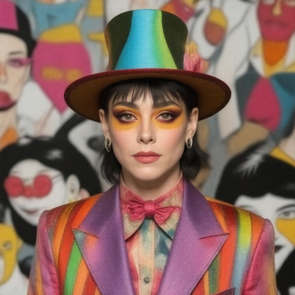 AI-created image of Boy George