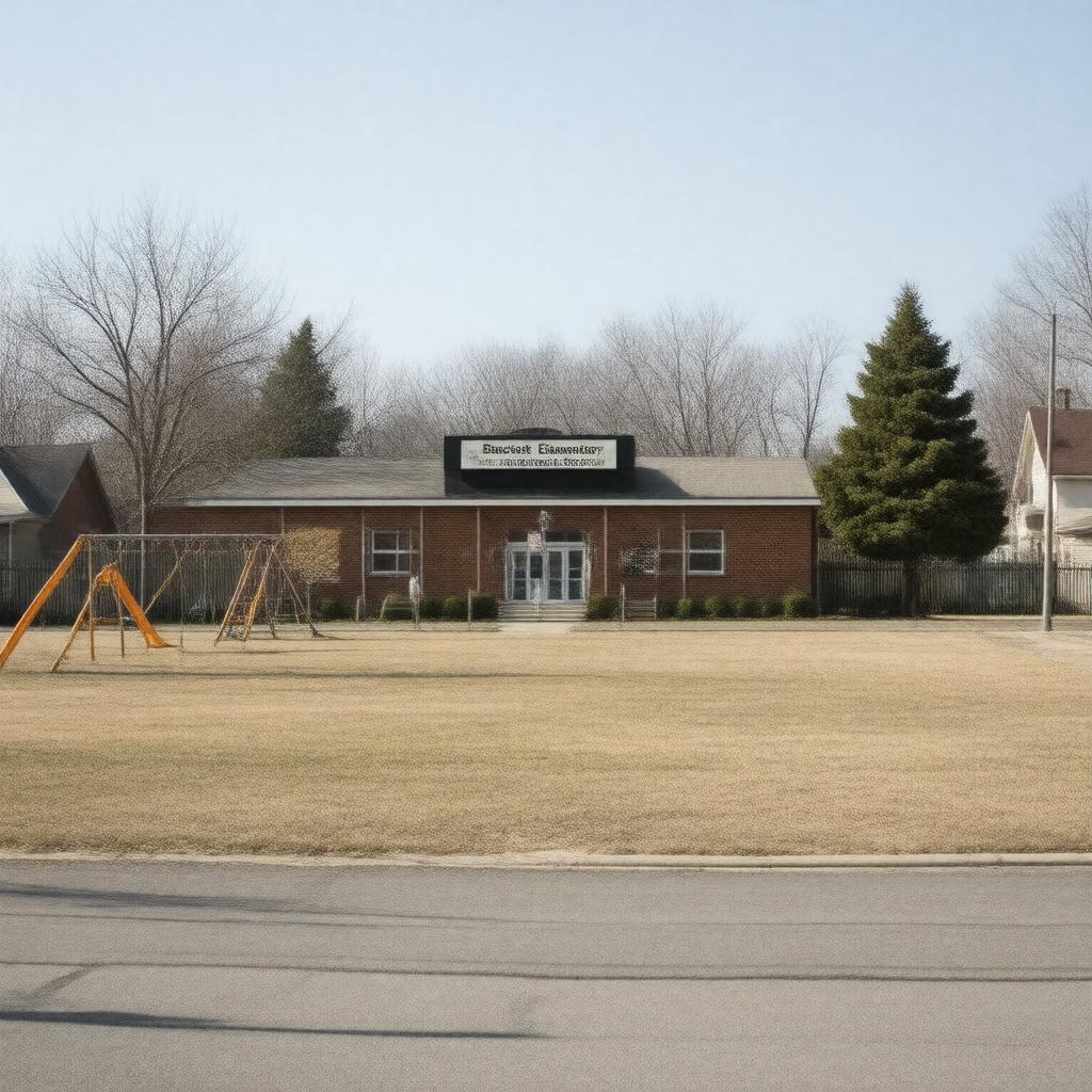 AI-created image of Brackett Elementary School