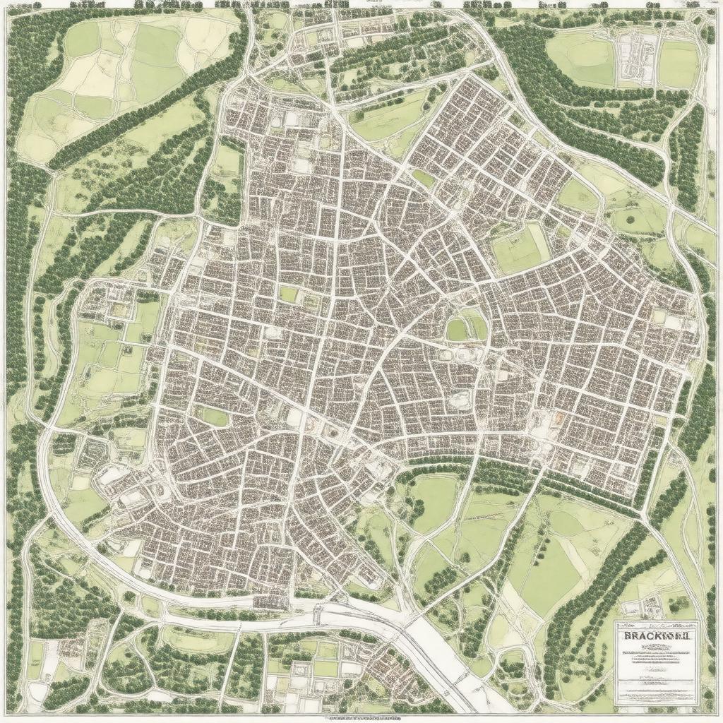 AI-created image of Bracknell