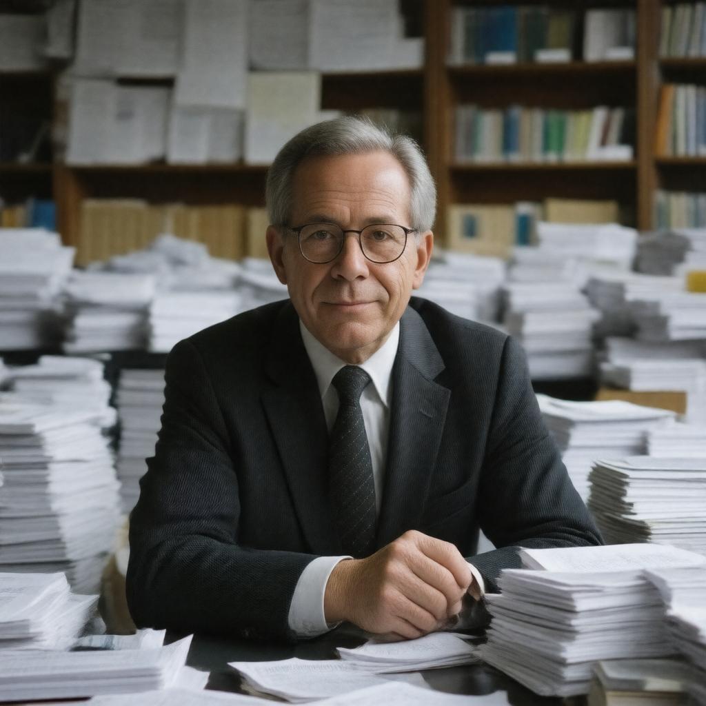 AI-created image of Brad DeLong