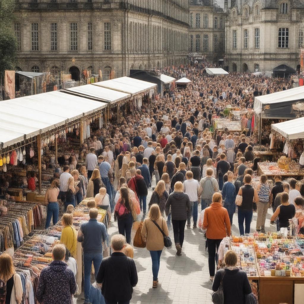 AI-created image of Braderie de Lille