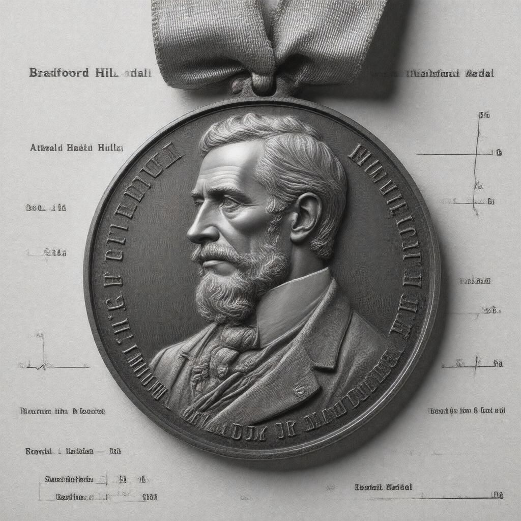 Click to view larger image AI-created image of Bradford Hill Medal
