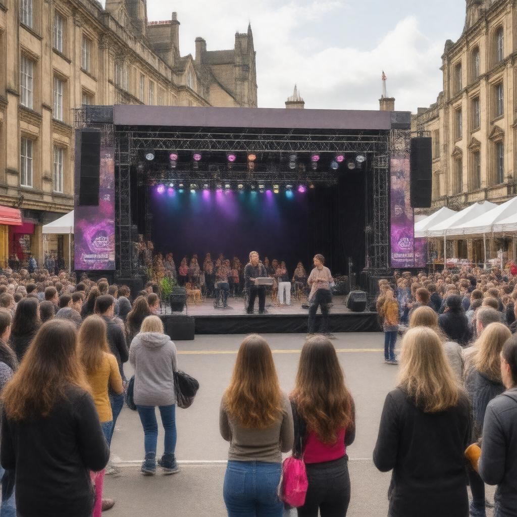 AI-created image of Bradford Literature Festival