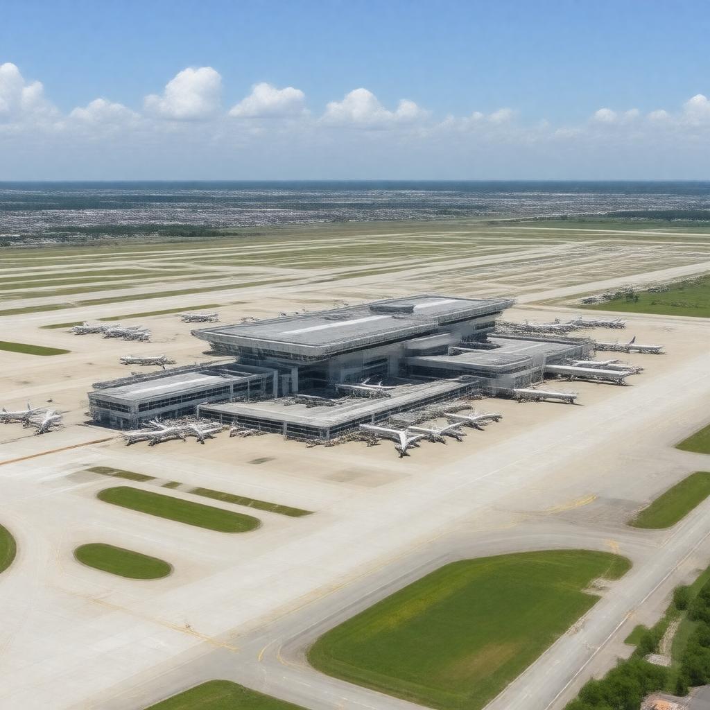 AI-created image of Bradley International Airport