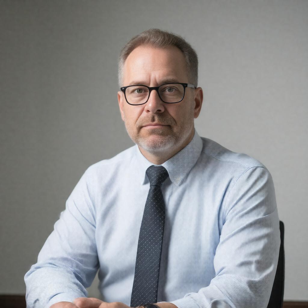 AI-created image of Bradley J. Askins