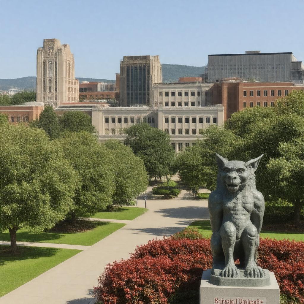 AI-created image of Bradley University