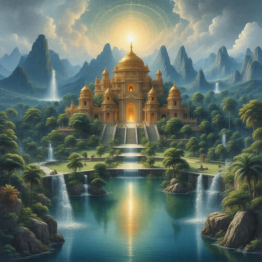 Click to view larger image AI-created image of Brahmaloka