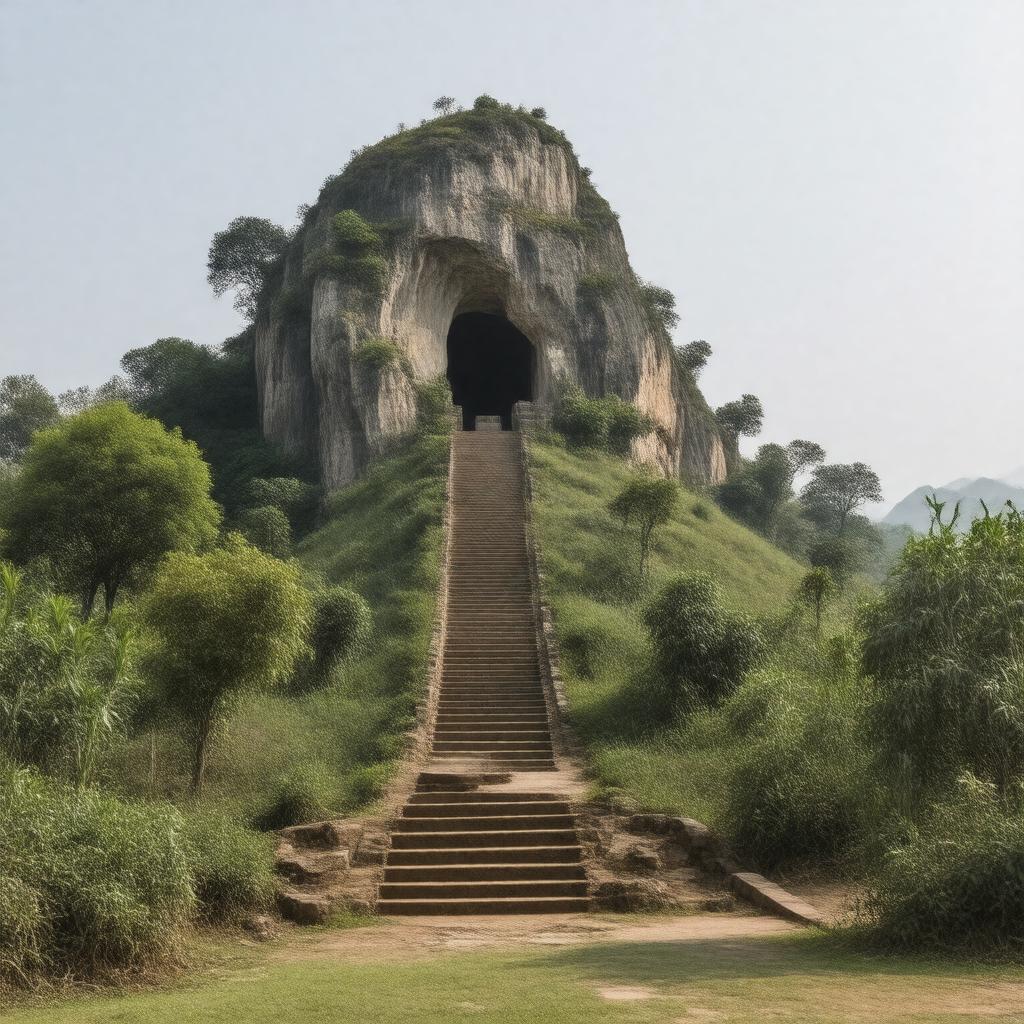 AI-created image of Brahmayoni Hill