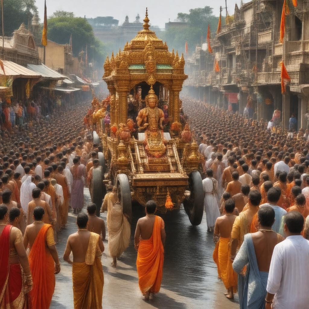 AI-created image of Brahmotsavam