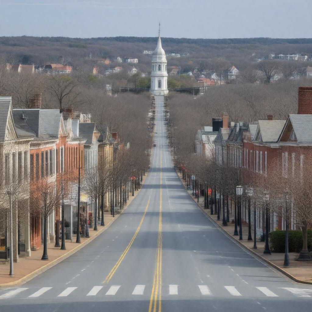 AI-created image of Braintree, Massachusetts, United States