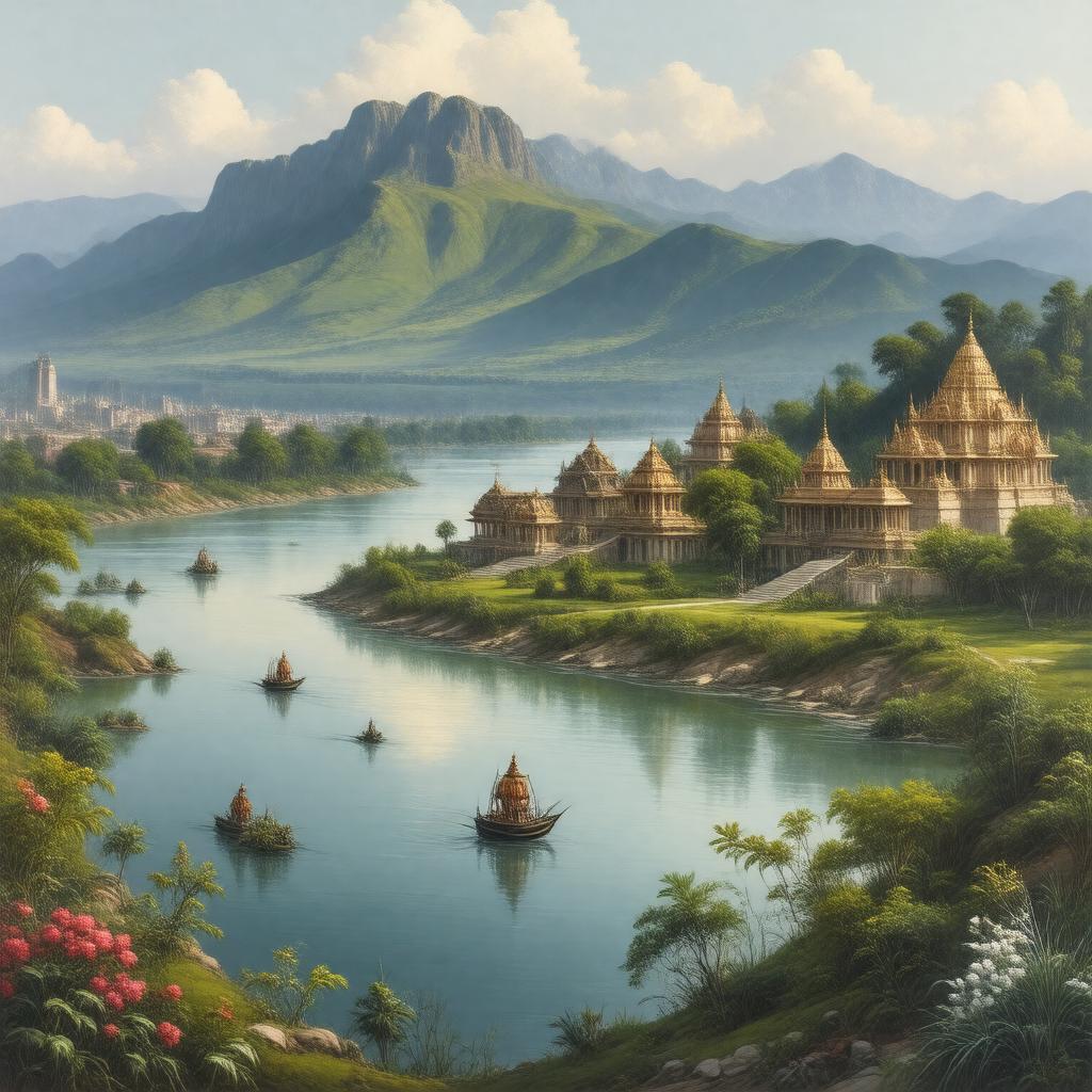 AI-created image of Braj Bhoomi