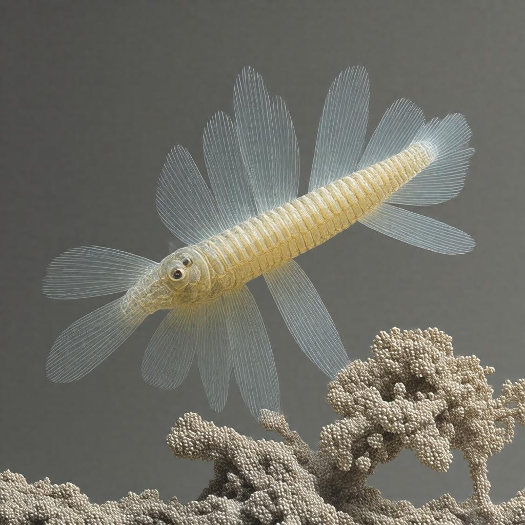 Click to view larger image AI-created image of Branchiostoma lanceolatum