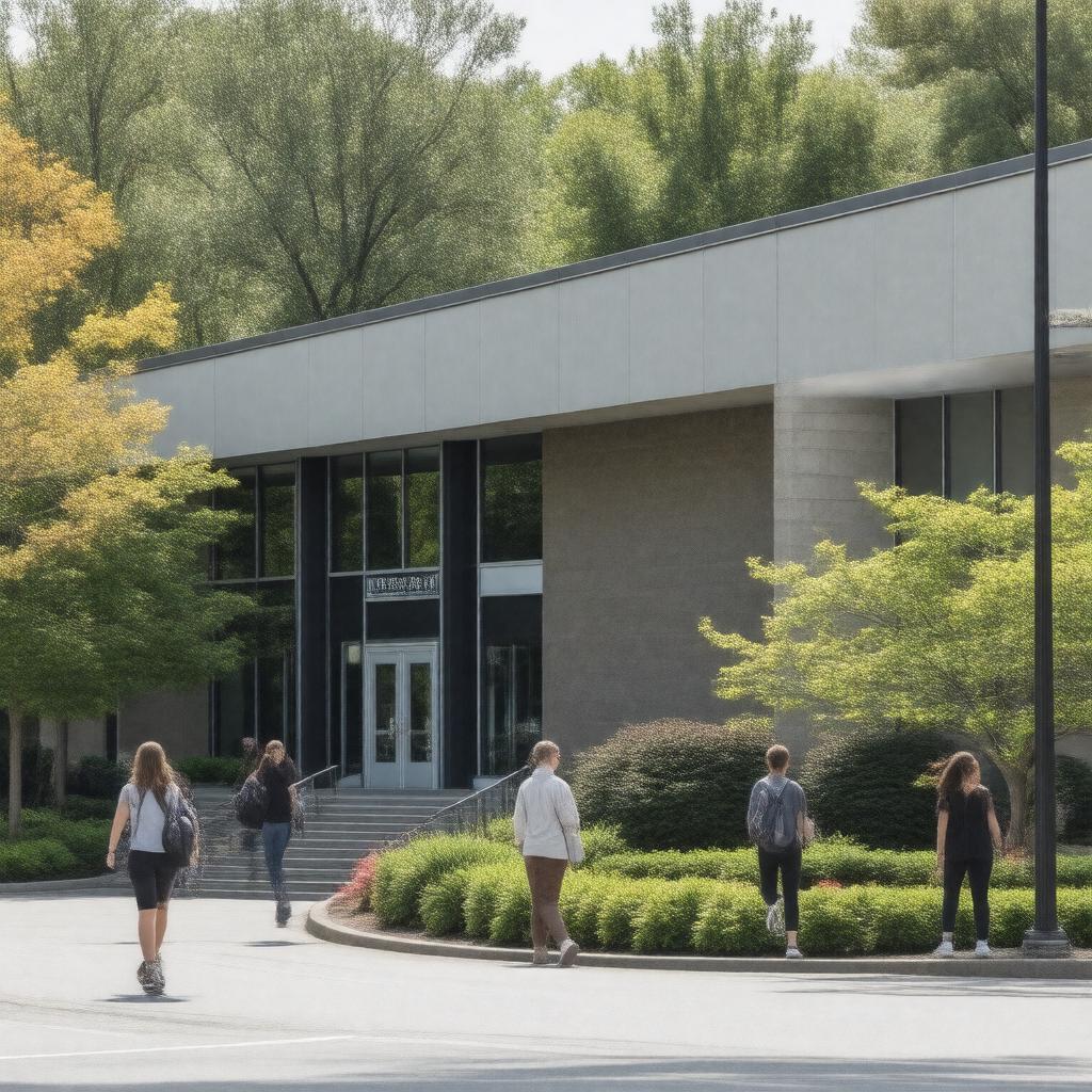Click to view larger image AI-created image of Brandeis International Business School