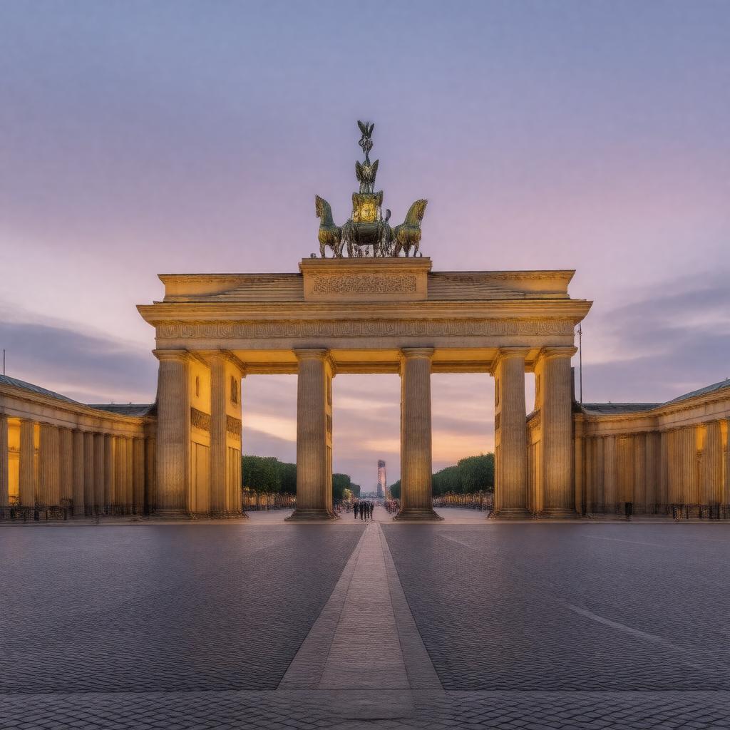 AI-created image of Brandenburg Gate