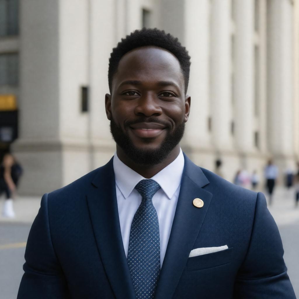 AI-created image of Brandon Johnson