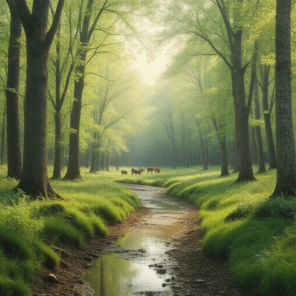 AI-created image of Brandywine Creek State Park