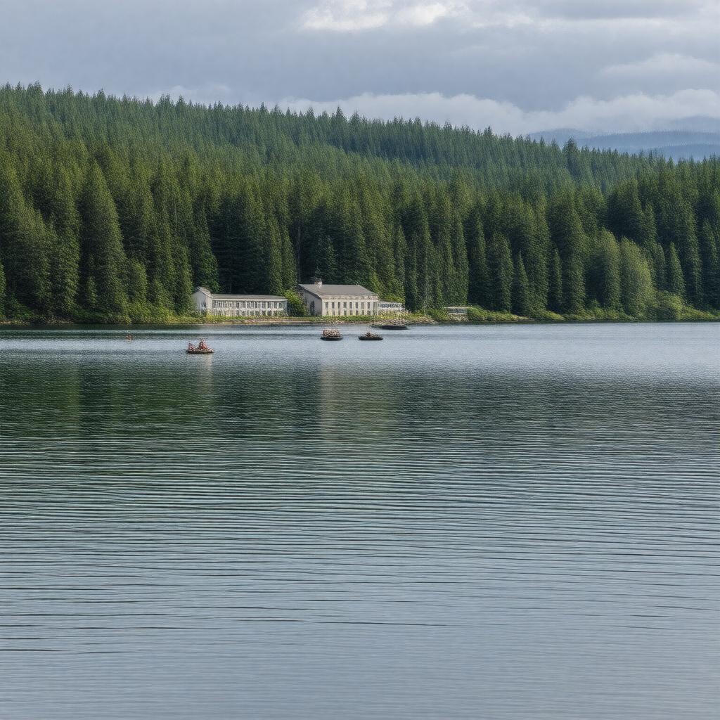 AI-created image of Brannen Lake