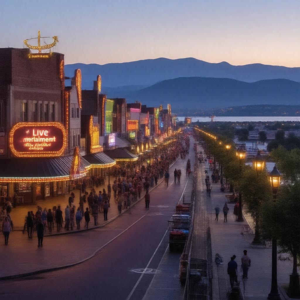 AI-created image of Branson, Missouri