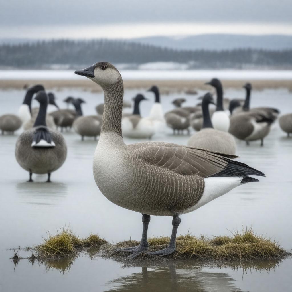 AI-created image of Branta canadensis hutchinsii