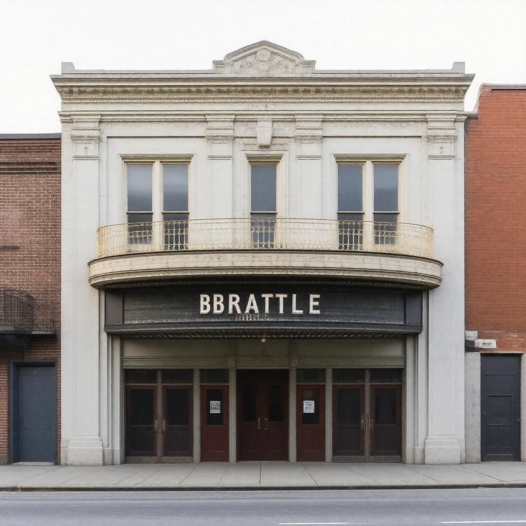 AI-created image of Brattle Theatre