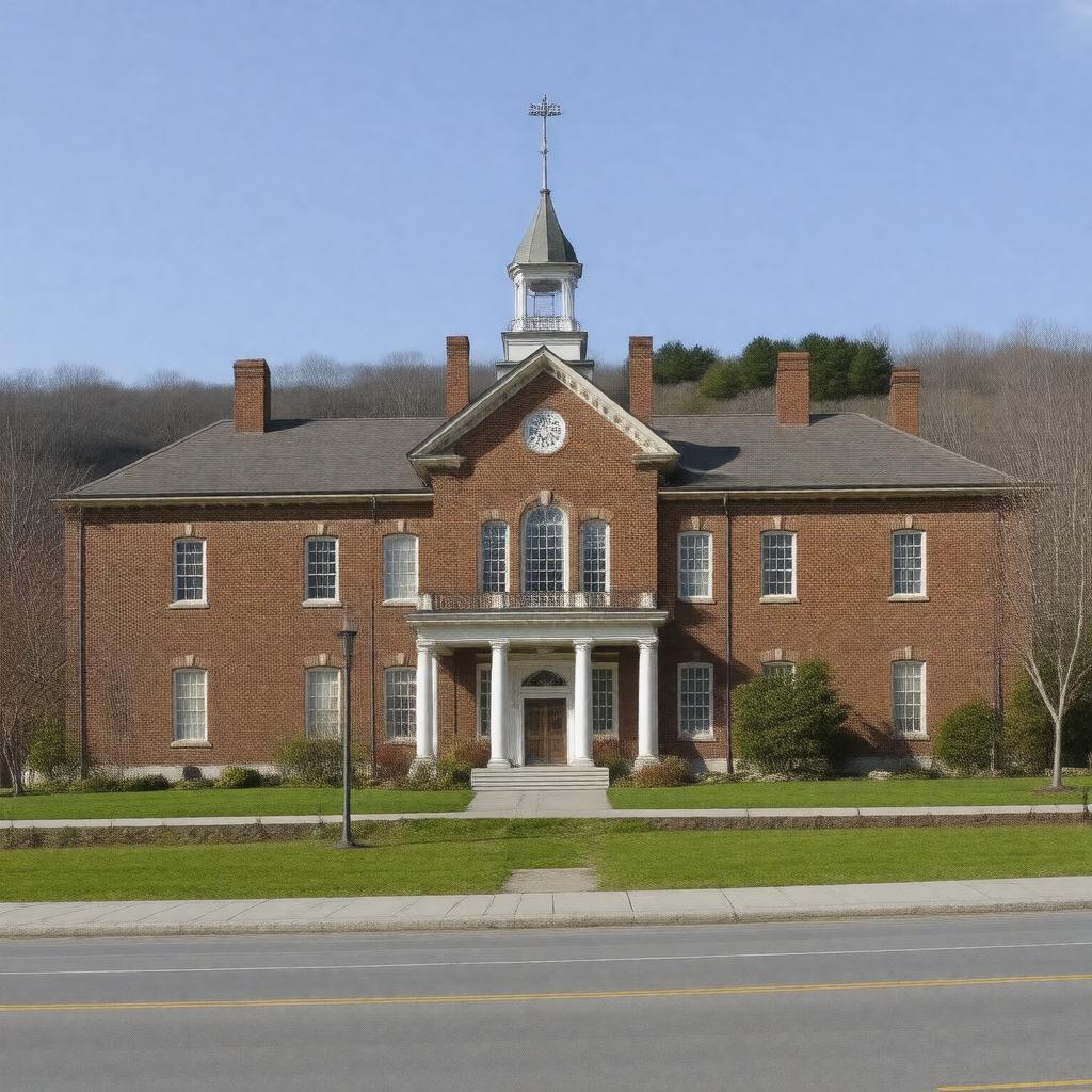 AI-created image of Brattleboro Memorial Hospital