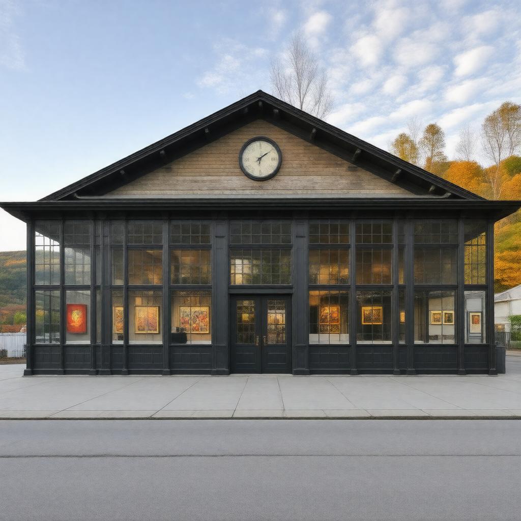 AI-created image of Brattleboro Museum and Art Center