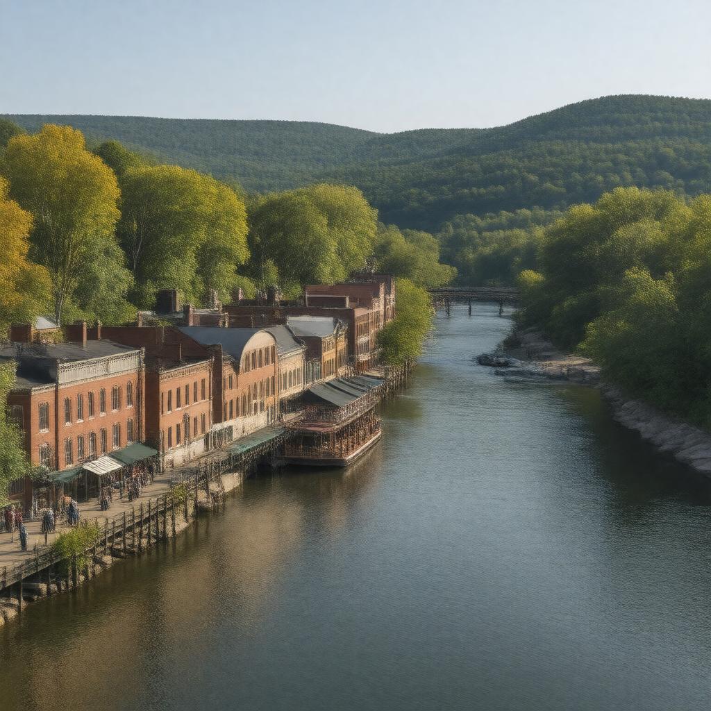 AI-created image of Brattleboro