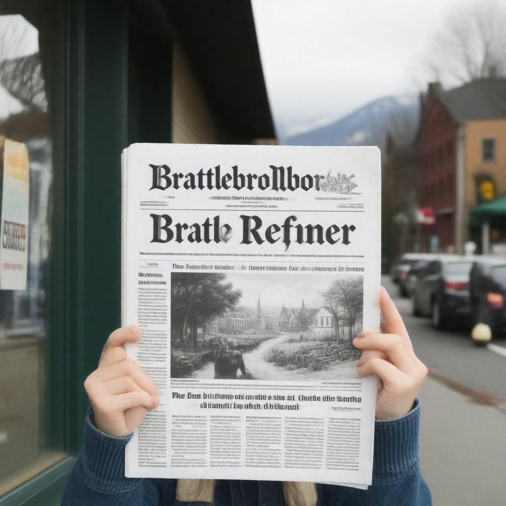 AI-created image of Brattleboro Reformer