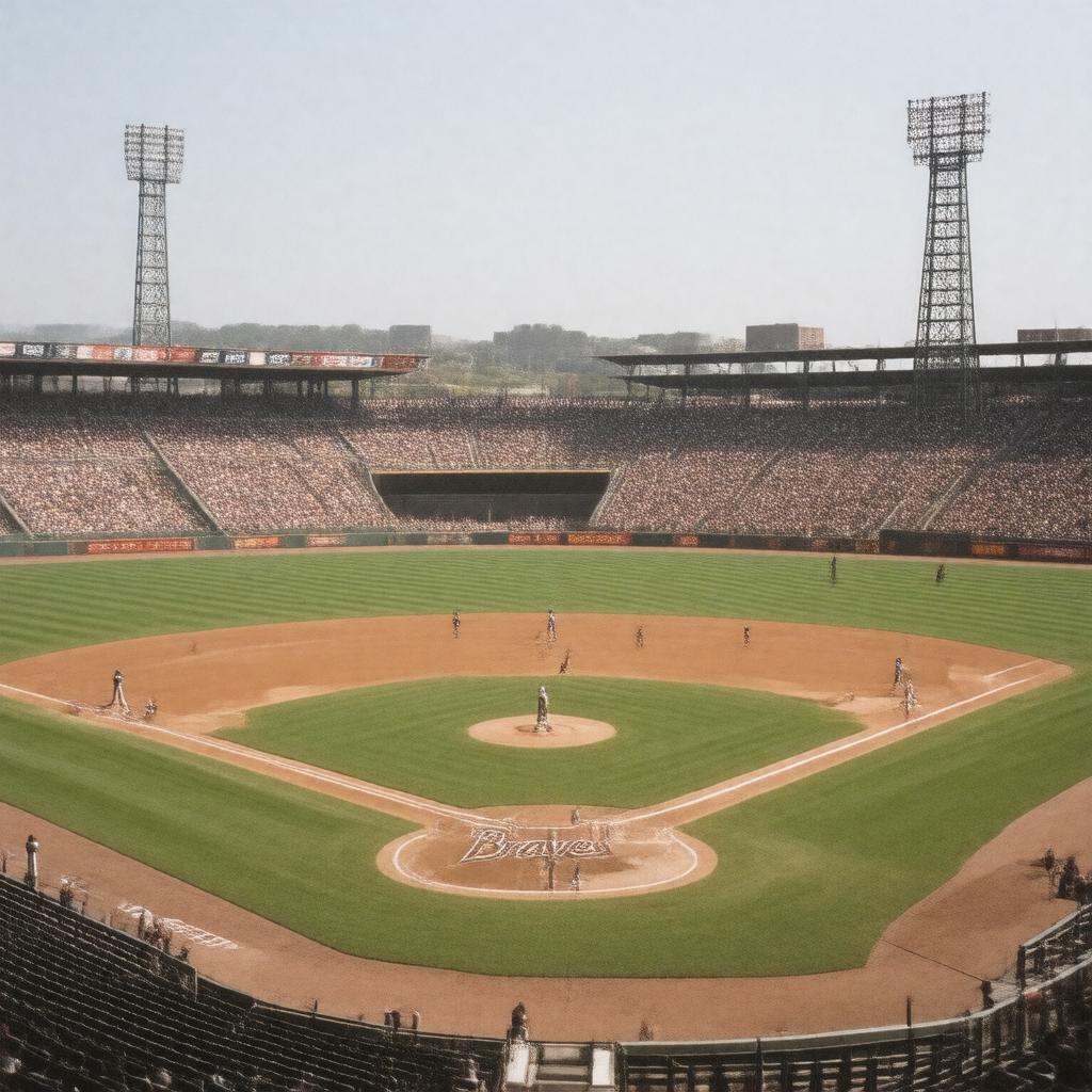 AI-created image of Braves Field